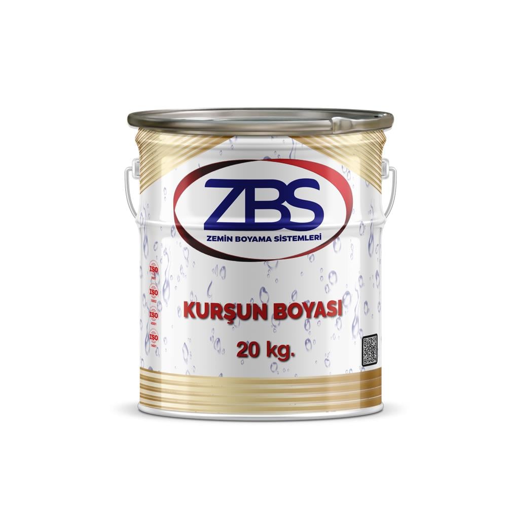 Zbs Kurşun Boyası 20 Kg - Ral 7042 resmi