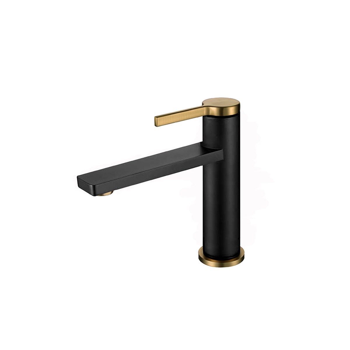 Newarc Bold Lavabo Bataryası Siyah-Mat Altın 910521Bm resmi