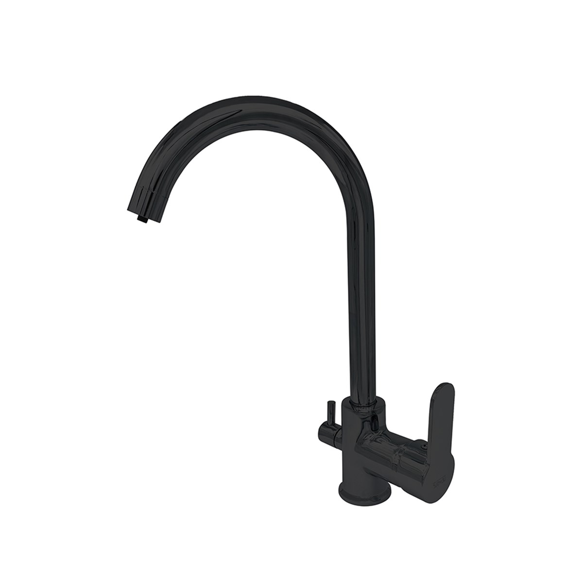 Newarc Domino Arıtma Su Girişli Eviye Bataryası Siyah 971589B resmi