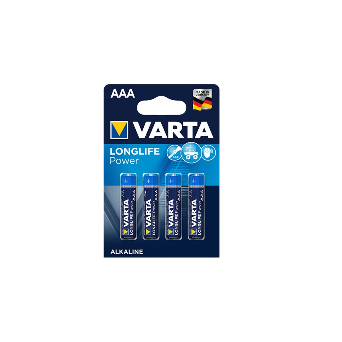Varta 1.5V İnce Kalem Pil Longlife Power  4903-4 resmi