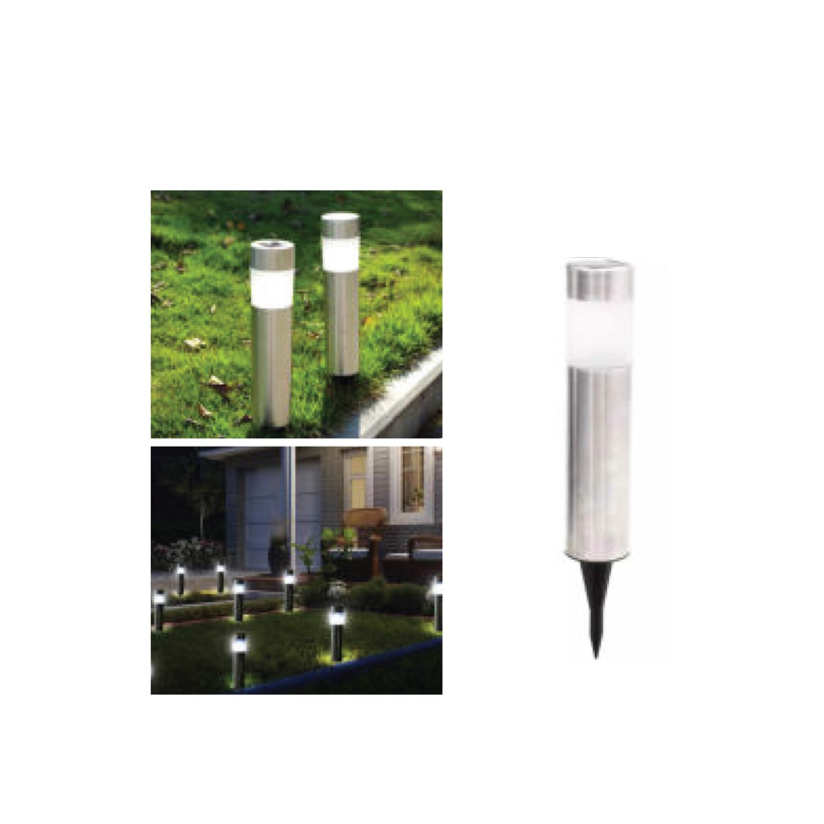 Forlife Solar Metal Çim Armatürü 3W Fl-3223 resmi