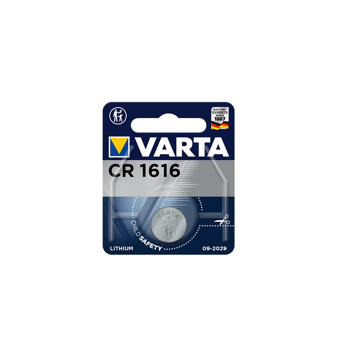 Varta CR1616 3V Elektronik Lityum Pil 6616 resmi