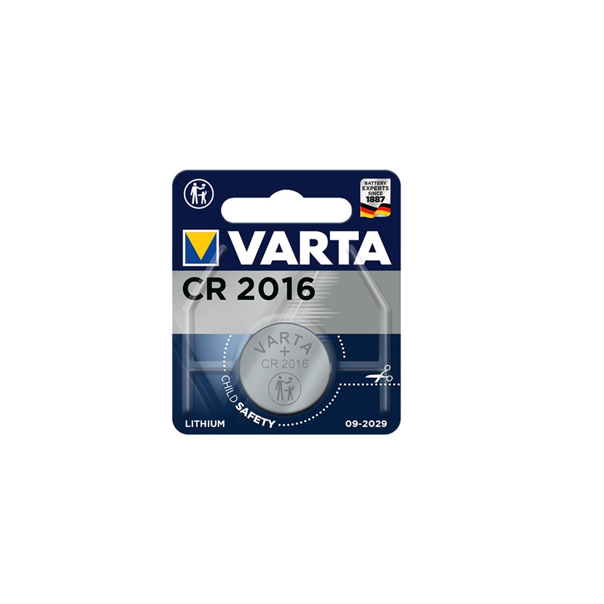 Varta CR2016 3V Elektronik Lityum Pil 6016 resmi