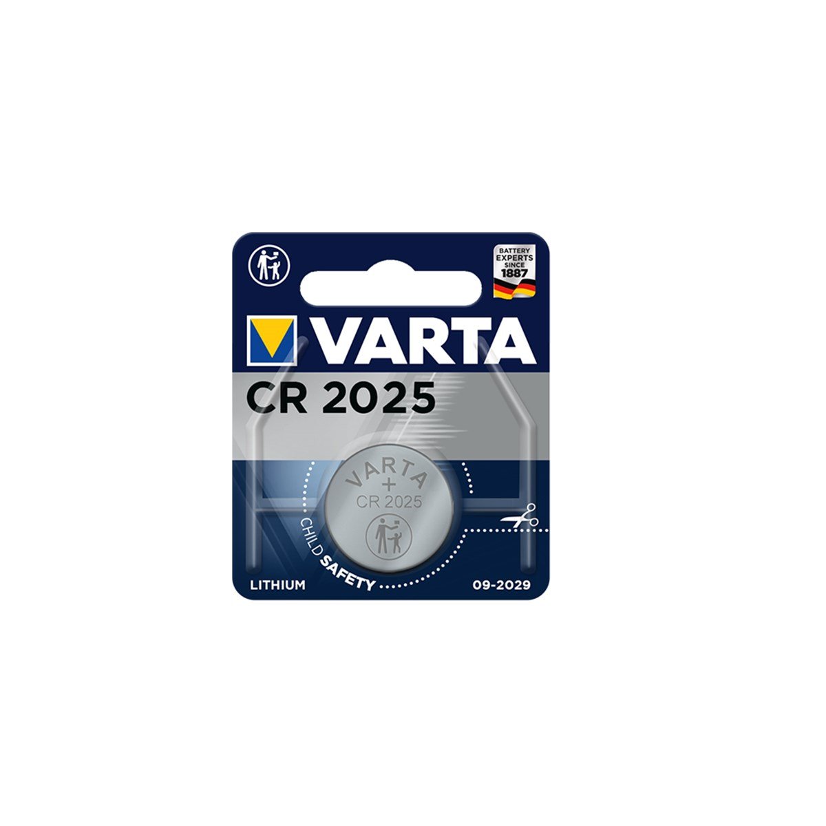 Varta CR2025 3V Elektronik Lityum Pil 6025 resmi