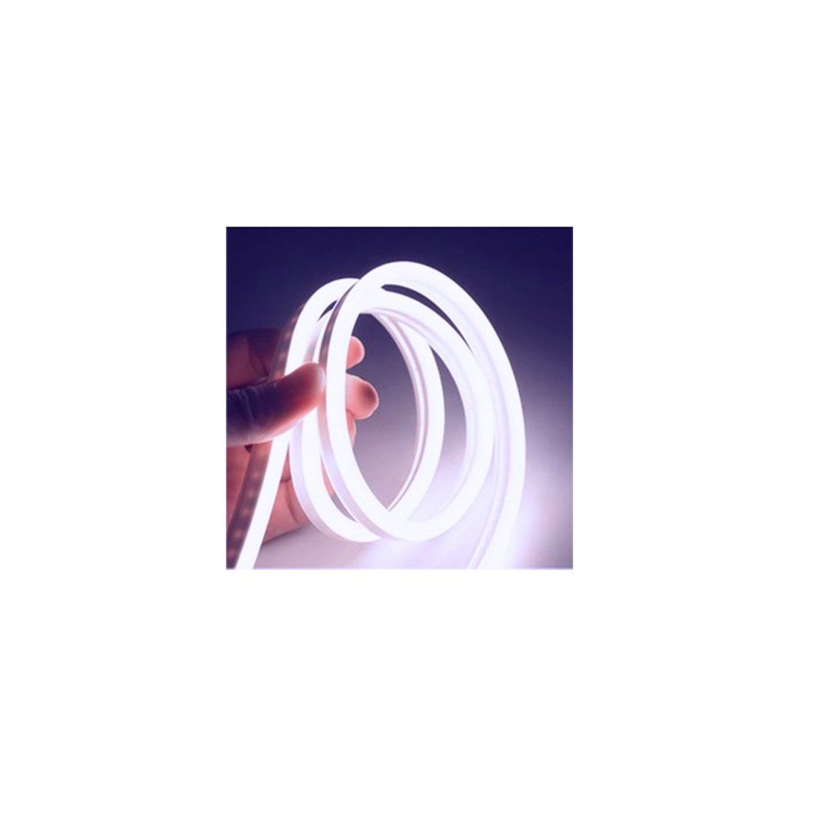 Forlife Neon Led 12V 5 Metre Şerit Led 6500K Beyaz Fl-5078 resmi