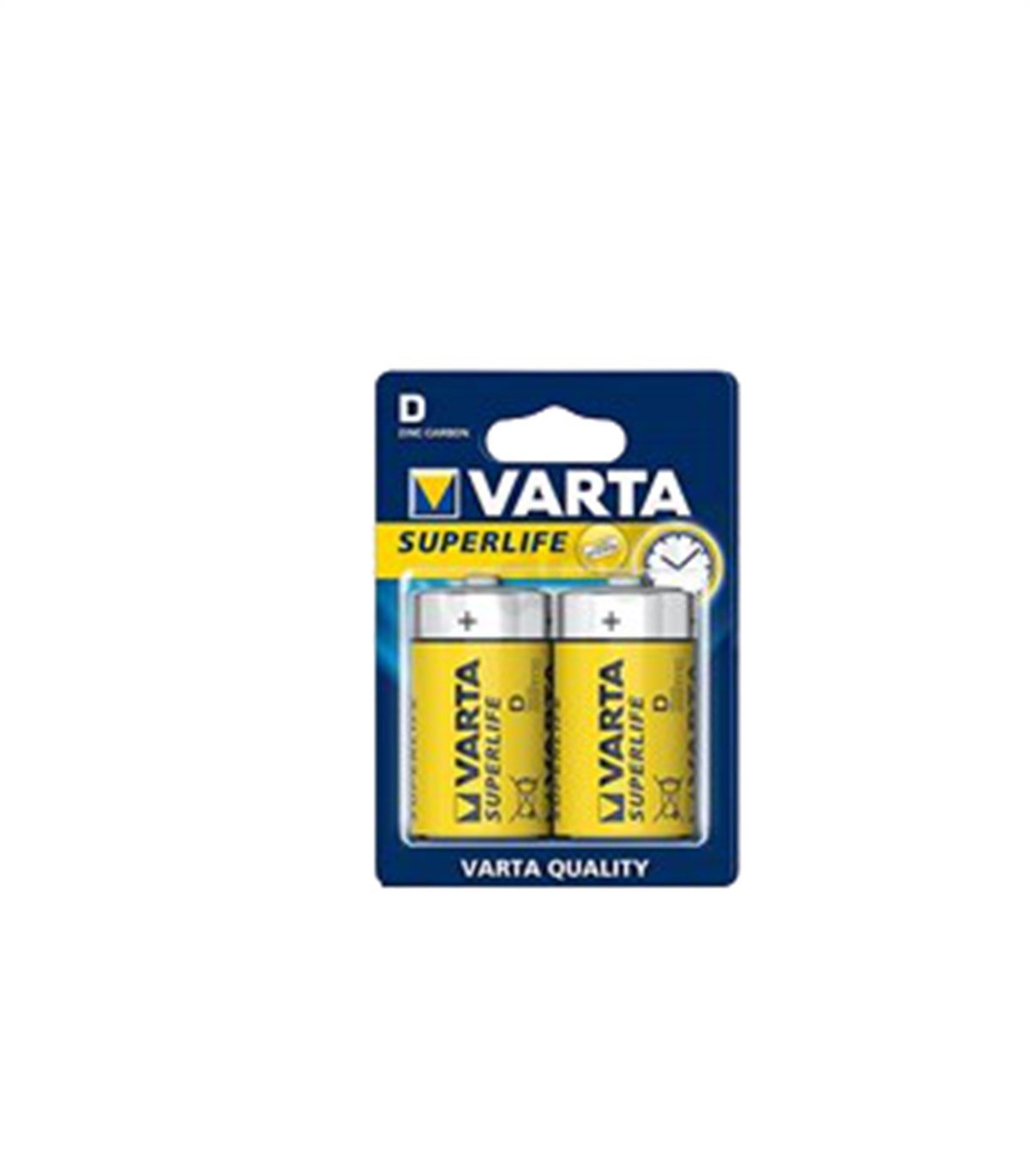 Varta Superlife Büyük Pil 1.5V 2li 2020 resmi