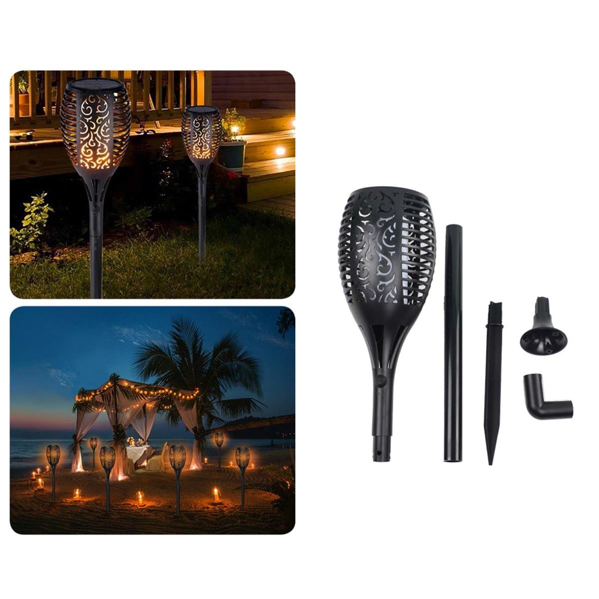 Forlife Solar Alev Efektli Meşale 15W Fl-3237 resmi