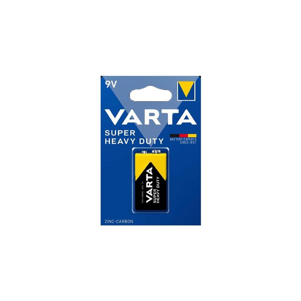 Varta Süperlife 9V Çinko Karbon Blok Pil 2022 resmi