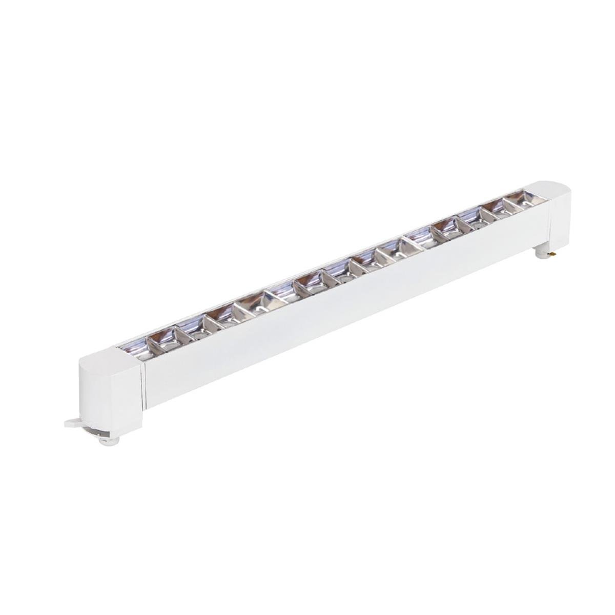 Forlife Beyaz Kasa Silver Lensli Ray Armatürü 30W 4000K Ilık Beyaz Fl-5583 Bs resmi