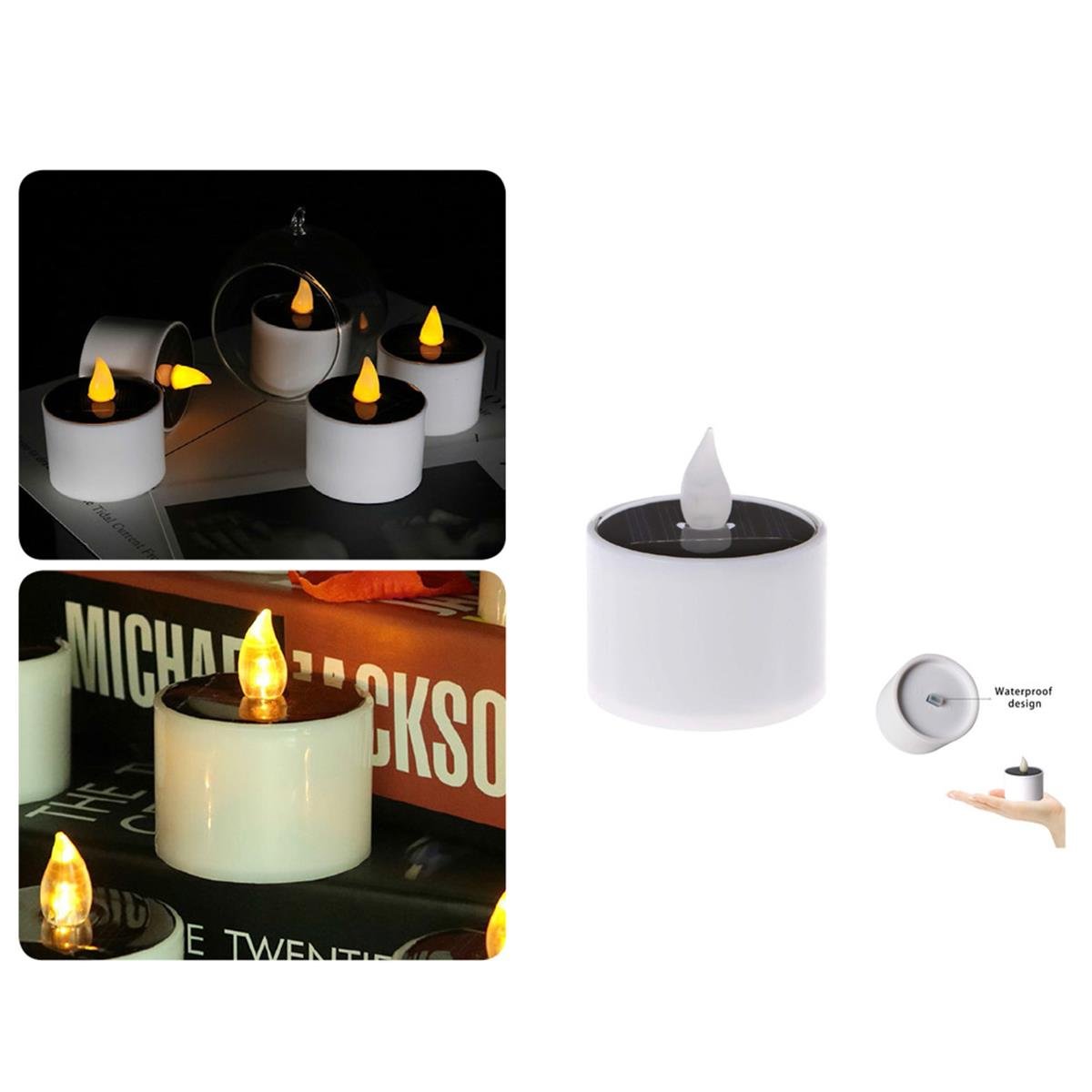 Forlife Alev Efektli Solar Mum Armatür 1W Fl-3254 resmi