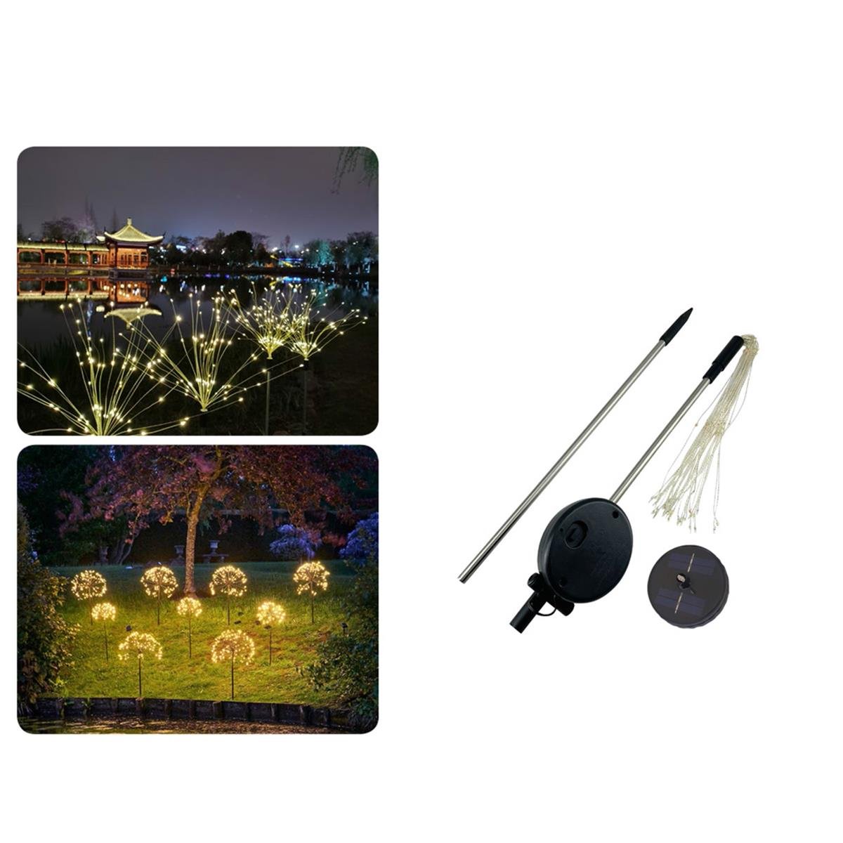 Forlife 10W Solar Karahindiba Çiçek Çim Armatürü Gün Işığı Fl-3234 resmi