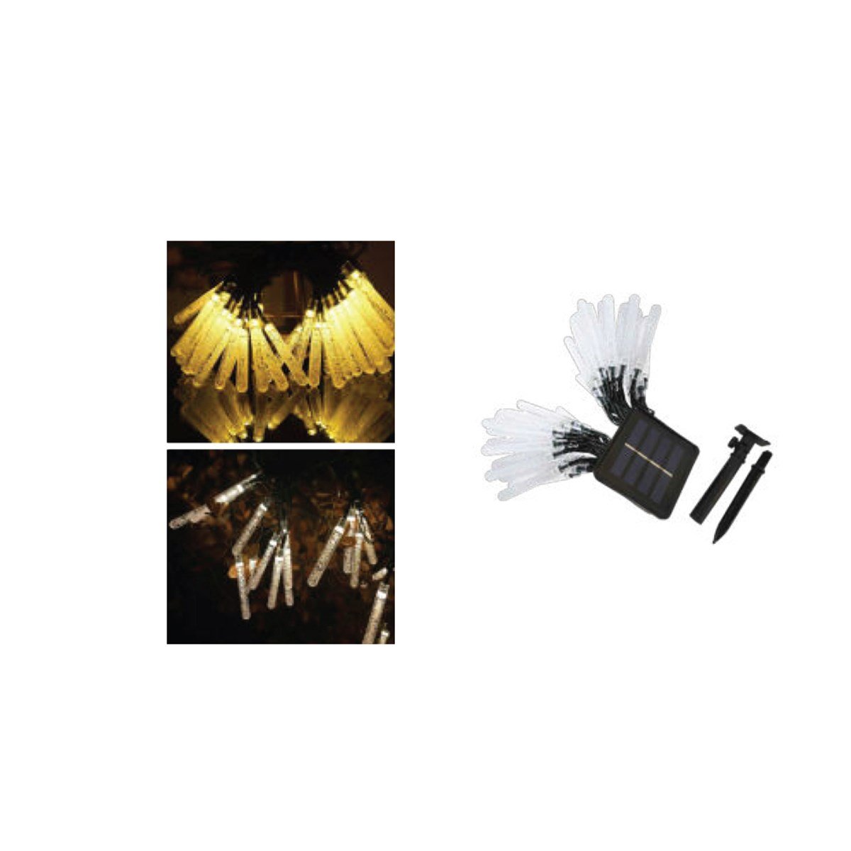 Forlife 20W Solar 5 Metre 7 Mod Işık Zinciri Gün Işığı Fl-3261 resmi