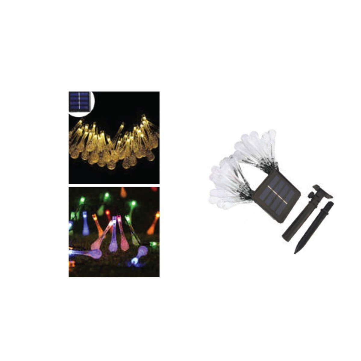 Forlife 20W Solar 5 Metre 7 Mod Işık Zinciri Gün Işığı Fl-3256 resmi