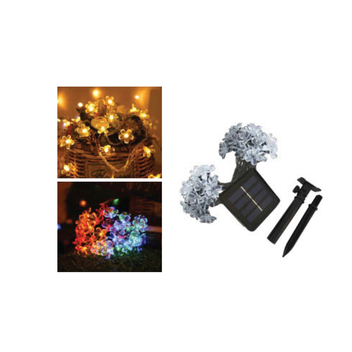 Forlife 20W Solar 5 Metre 7 Mod Işık Zinciri Gün Işığı Fl-3258 resmi