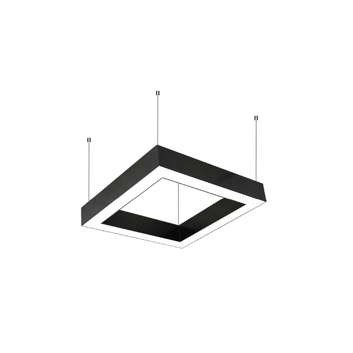 Forlife Kare Linear Armatür 100X100Cm 130W 6500K Beyaz Fl-99024 resmi