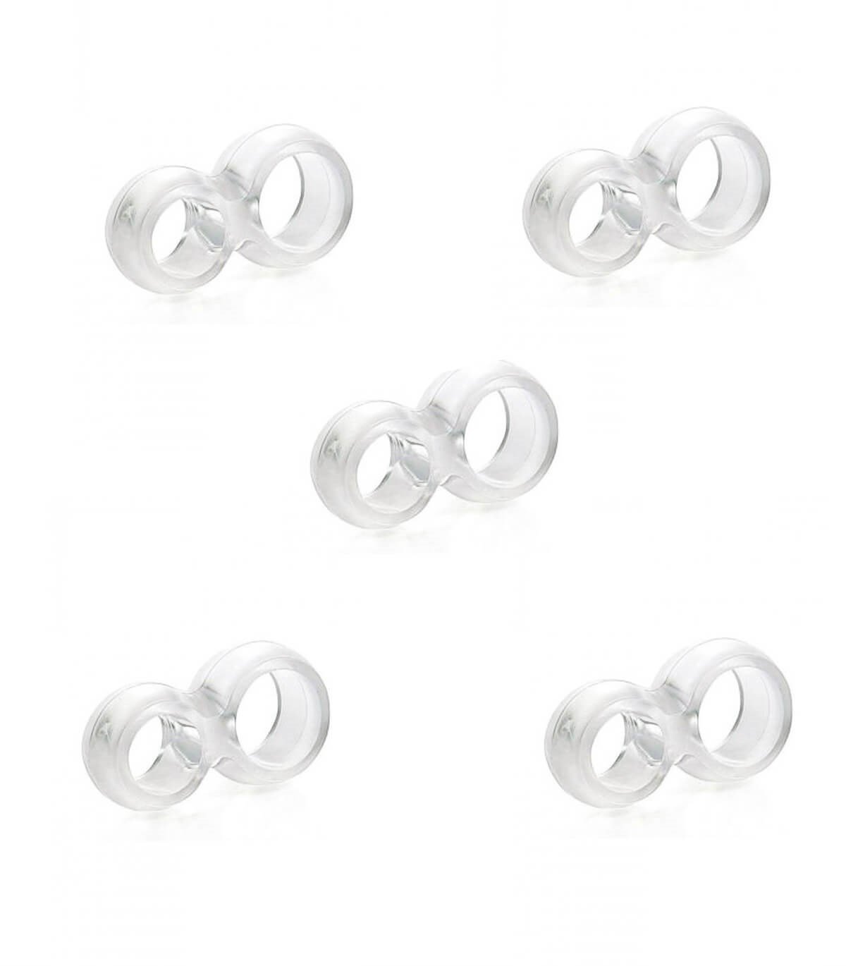 Beşel Plastik Şeffaf Kapı Kolu Tamponu 5'li resmi