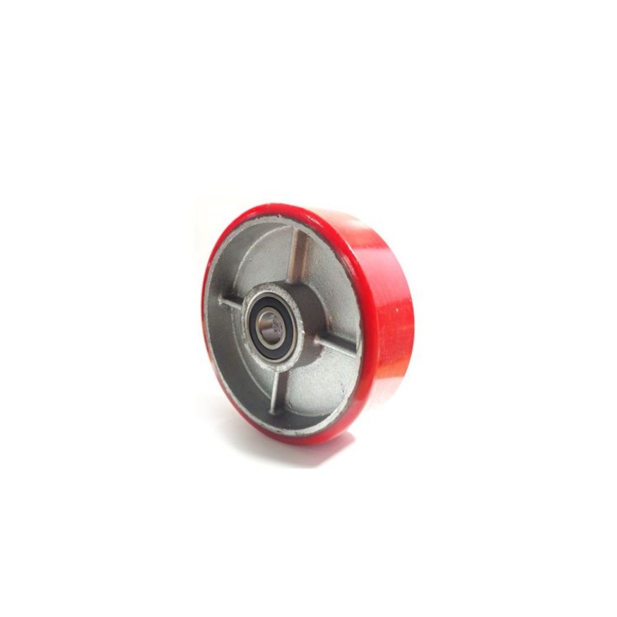 Balatlı Poliüretan Tekerlek 200X50 Kırmızı Yp-Tr-Tek-Pu200x50 resmi