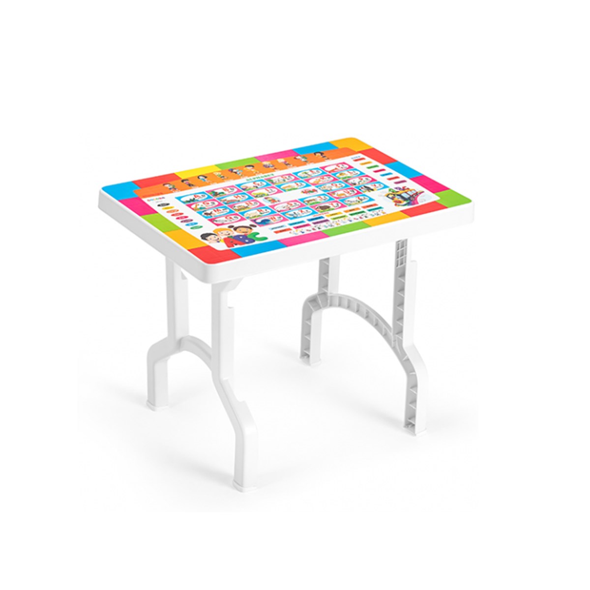 Şenyayla Desenli Çocuk Sehpası 72X48 cm 2591 resmi