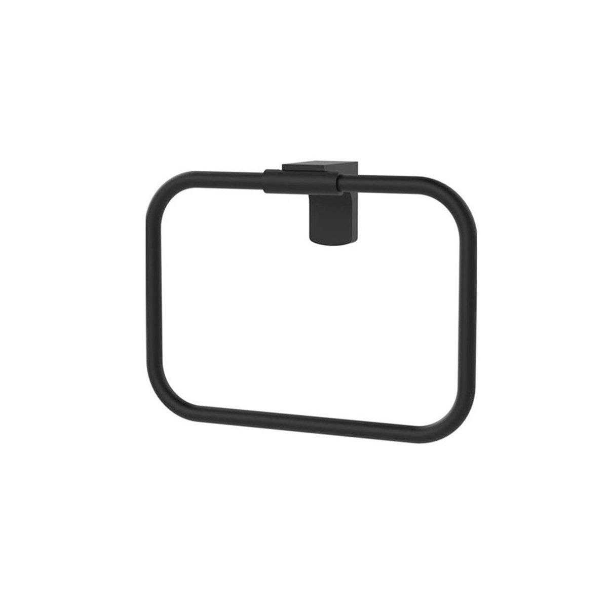 F1 Model Lüks Siyah Yuvarlak Havluluk F1004.S resmi