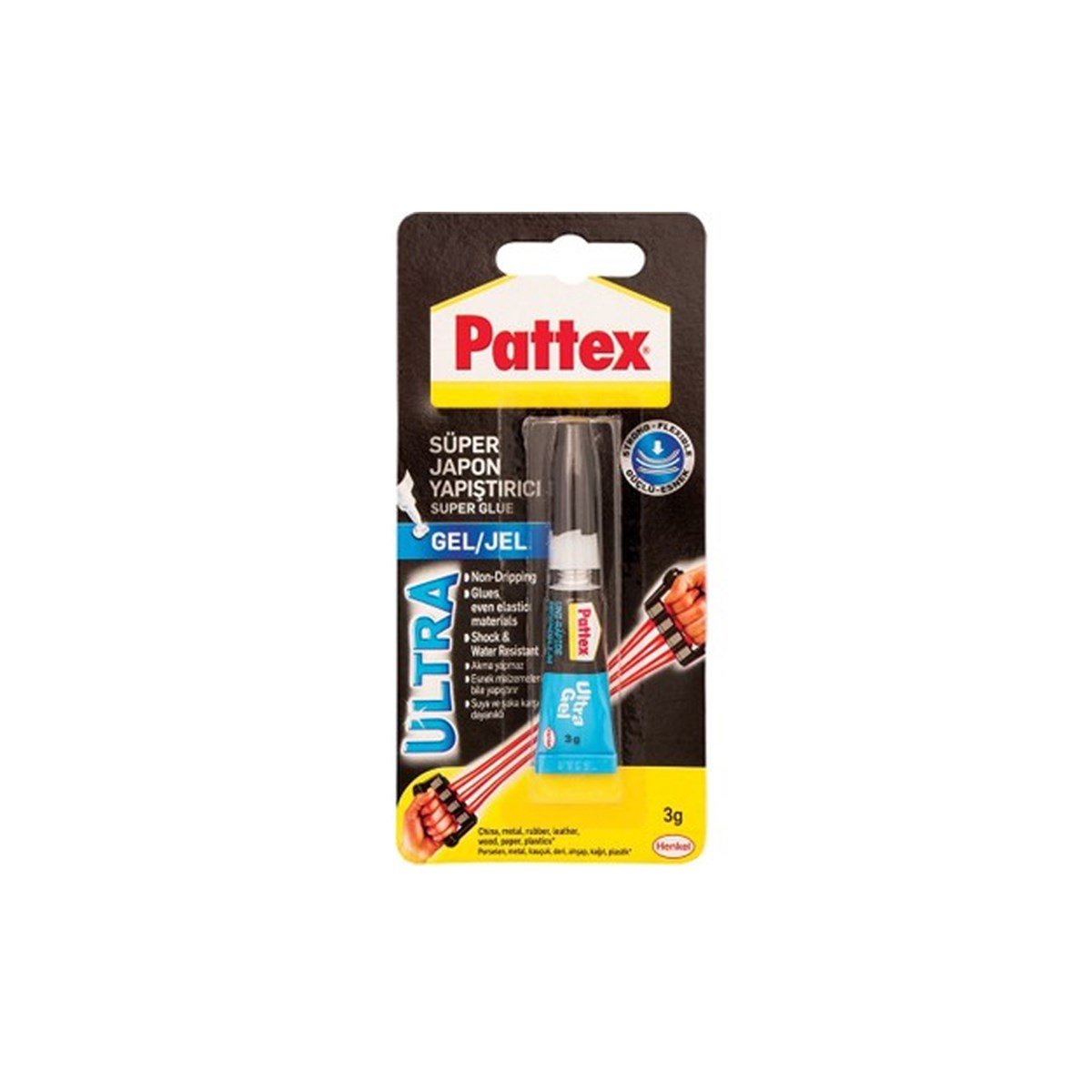 Pattex Süper Japon Yapıştırıcı Ultra Jel 3 Gr resmi