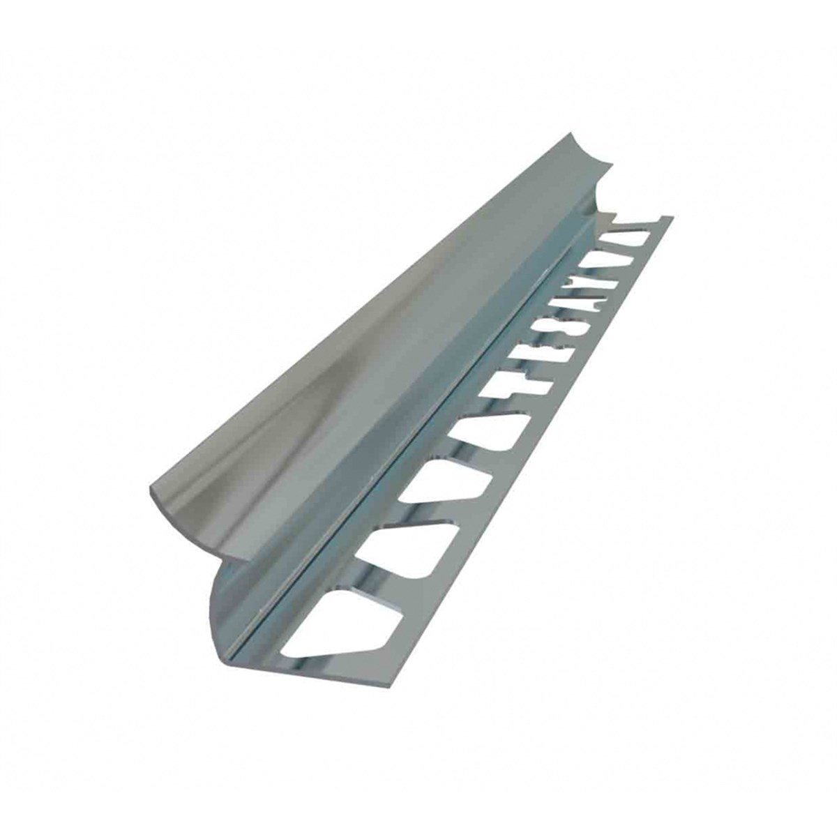 Tesay Alüminyum İç Köşe Fayans Profili 12mm Krom Parlak Fçiak12-11 resmi