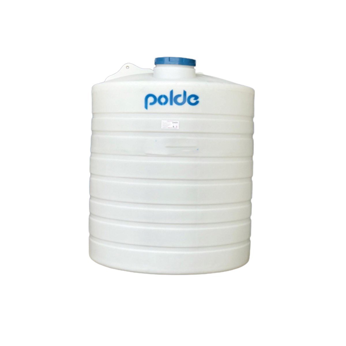 Polde Polietilen Tek Katlı Dik Kısa Beyaz Su Deposu 1000 Lt  resmi