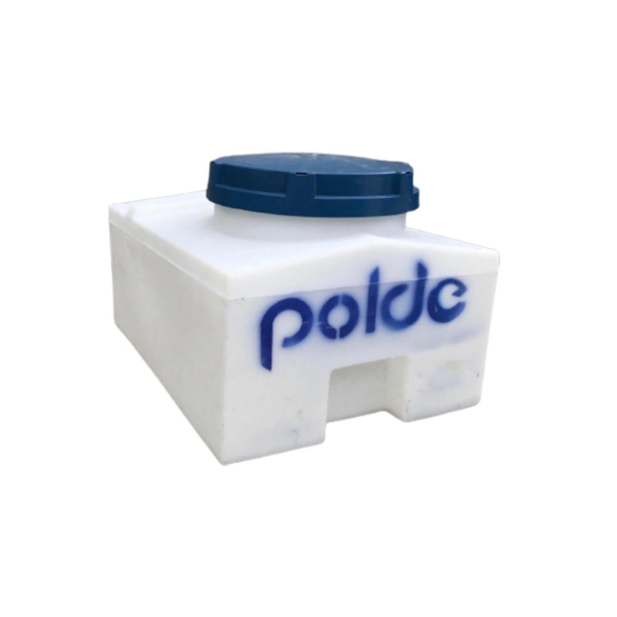 Polde Polietilen Tek Katlı Dört Köşe Beyaz Su Deposu 500 Lt resmi