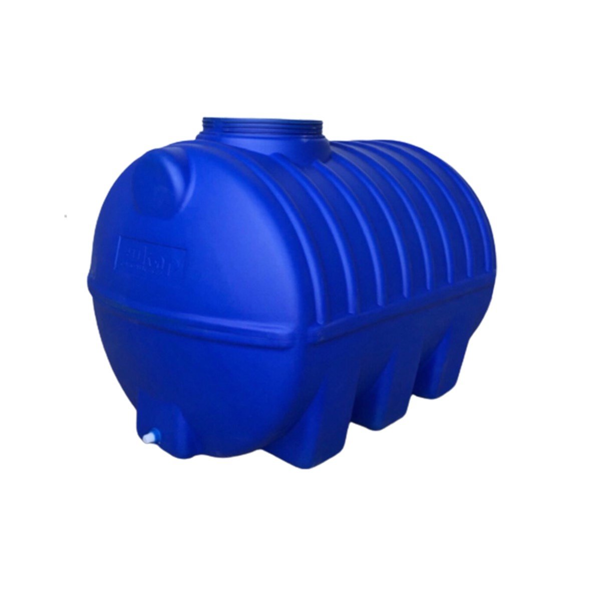 Polde Polietilen 3 Katlı Yatay Mavi Su Deposu 500 Lt resmi