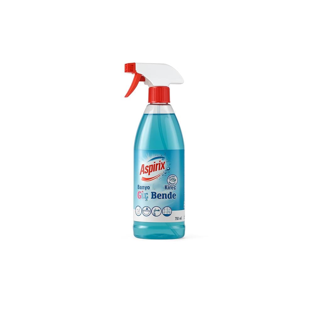Aspirix Güç Bende Banyo Derz Kireç Temizleyici 750 Ml Asp006 resmi