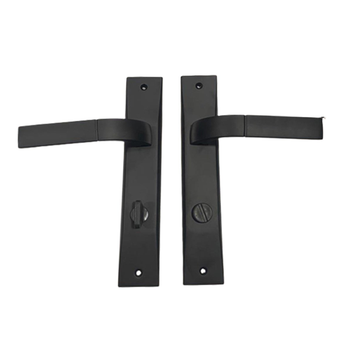 İnan As-252 Jale Kapı Kolu Wc Mat Siyah resmi