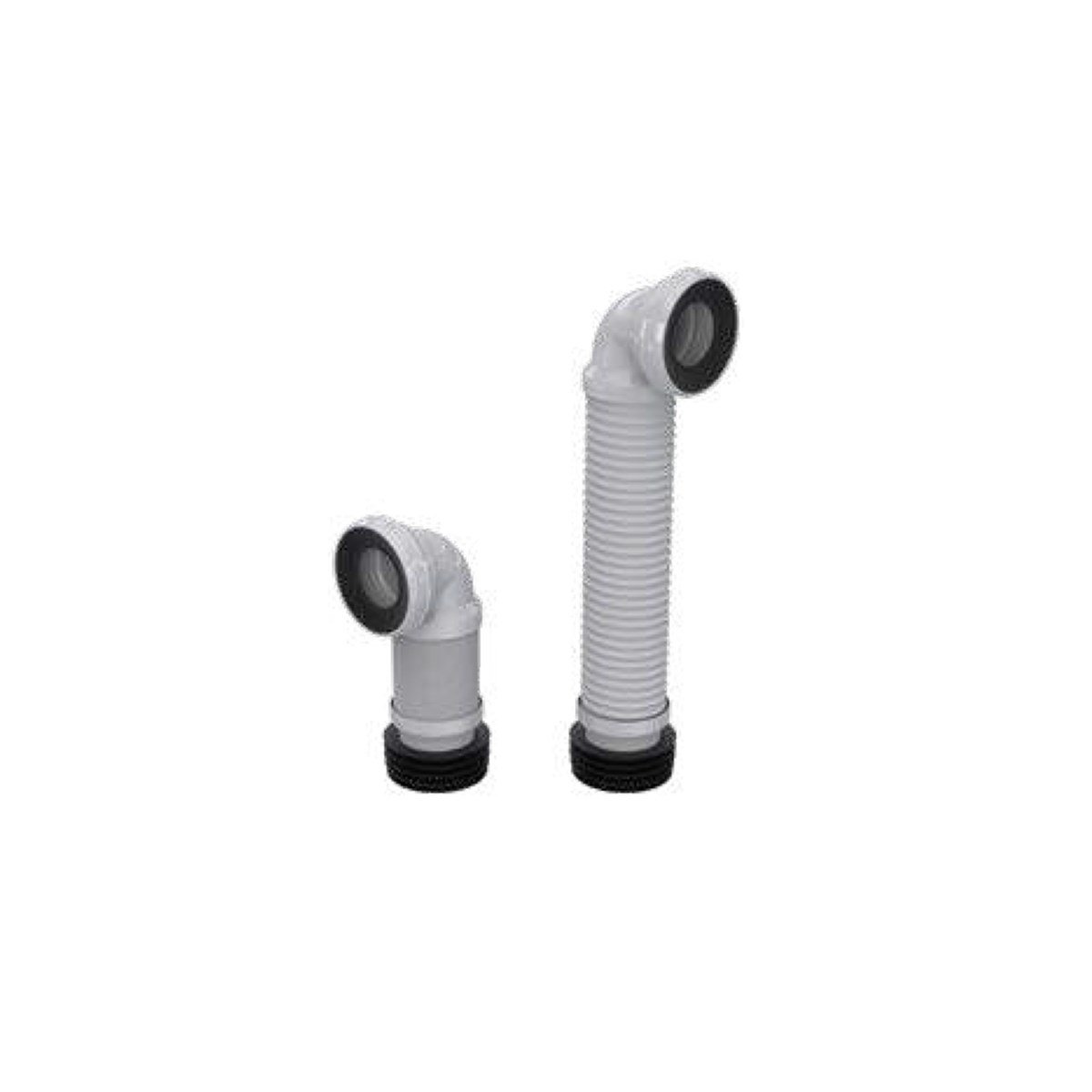 Çelik Telli Dirsekli Körüklü Kada Ø100x460 mm resmi