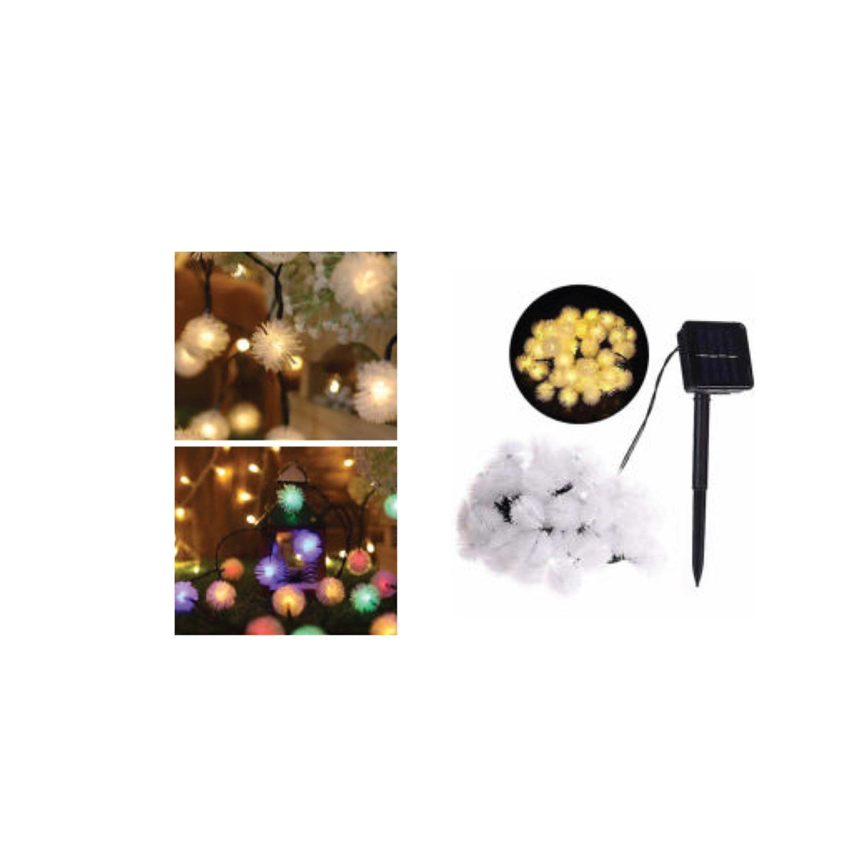 Forlife 20W Solar 5 Metre 7 Mod Işık Zinciri Rgb Fl-3260 resmi