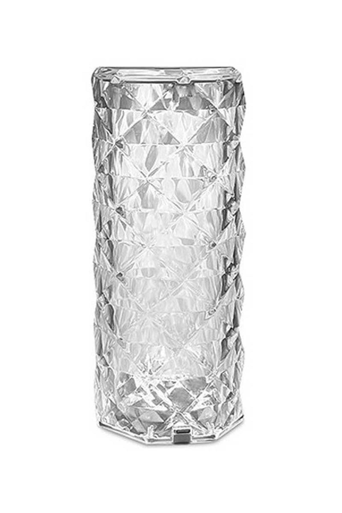 Forlife Kristal Şarjlı Led Masa Lambası ve Abajur Fl-8076 resmi