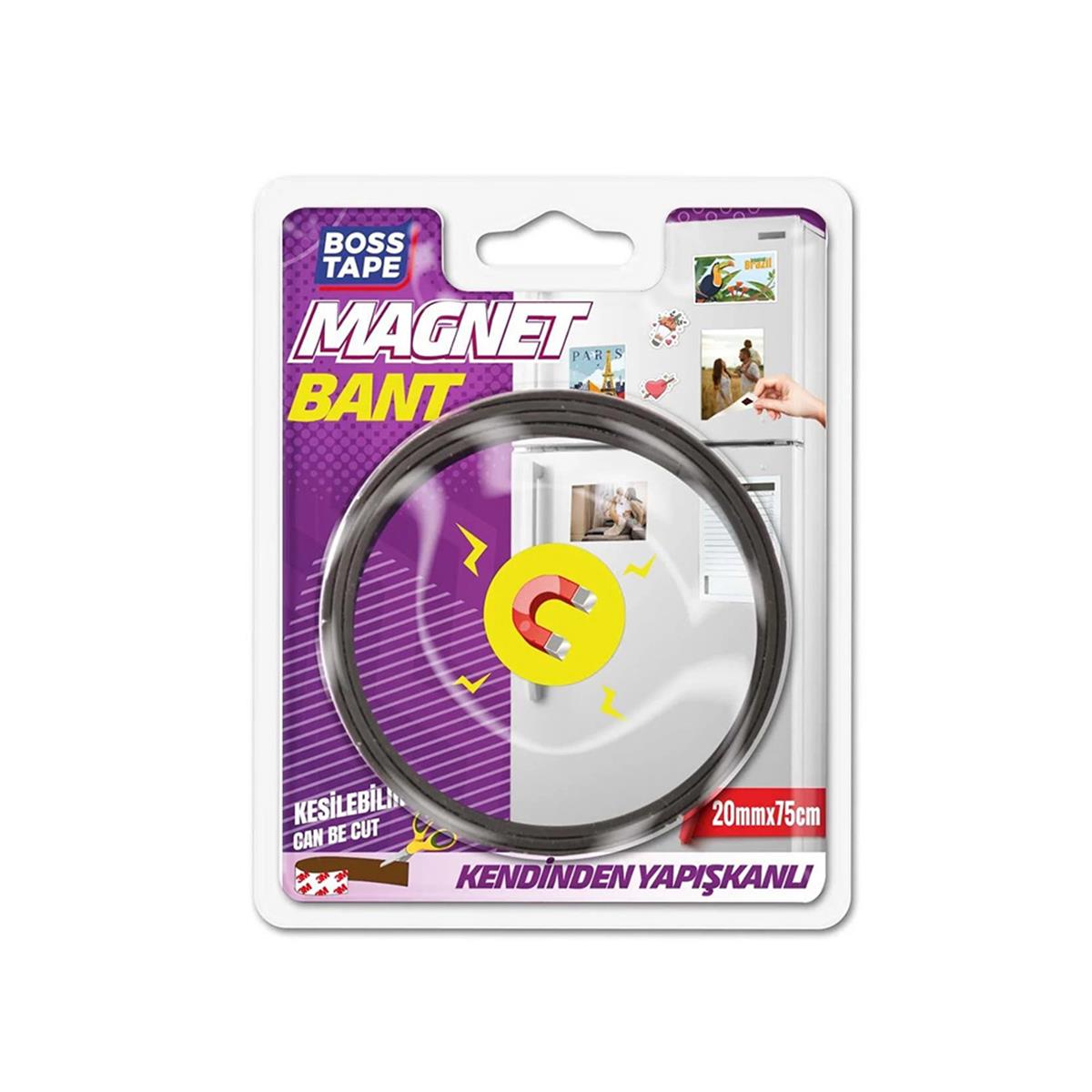 Boss Tape Magnet Bandı 20mmx75cm resmi