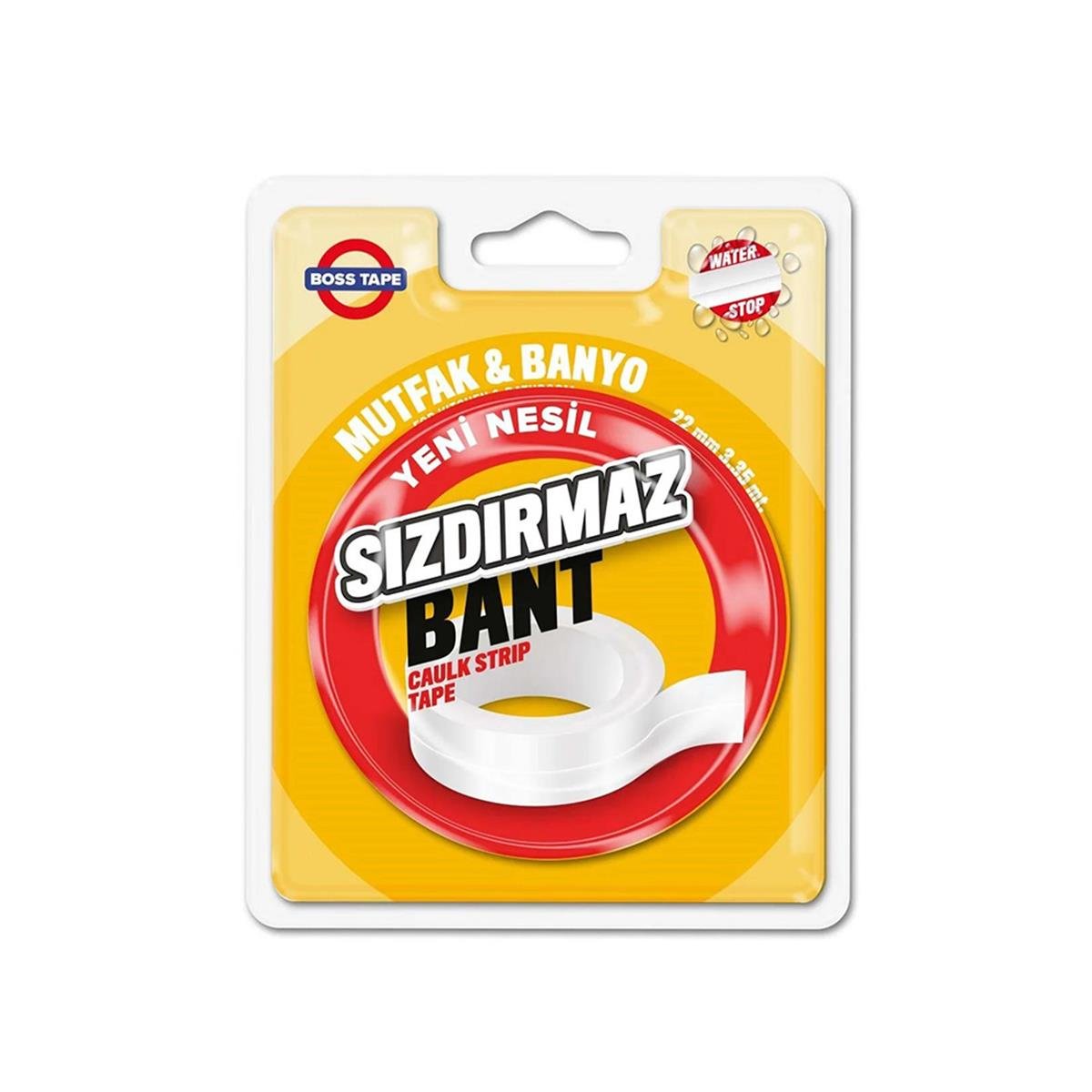Boss Tape Banyo ve Mutfak Sızdırmazlık Bandı Eko 22mmx3.3mt resmi