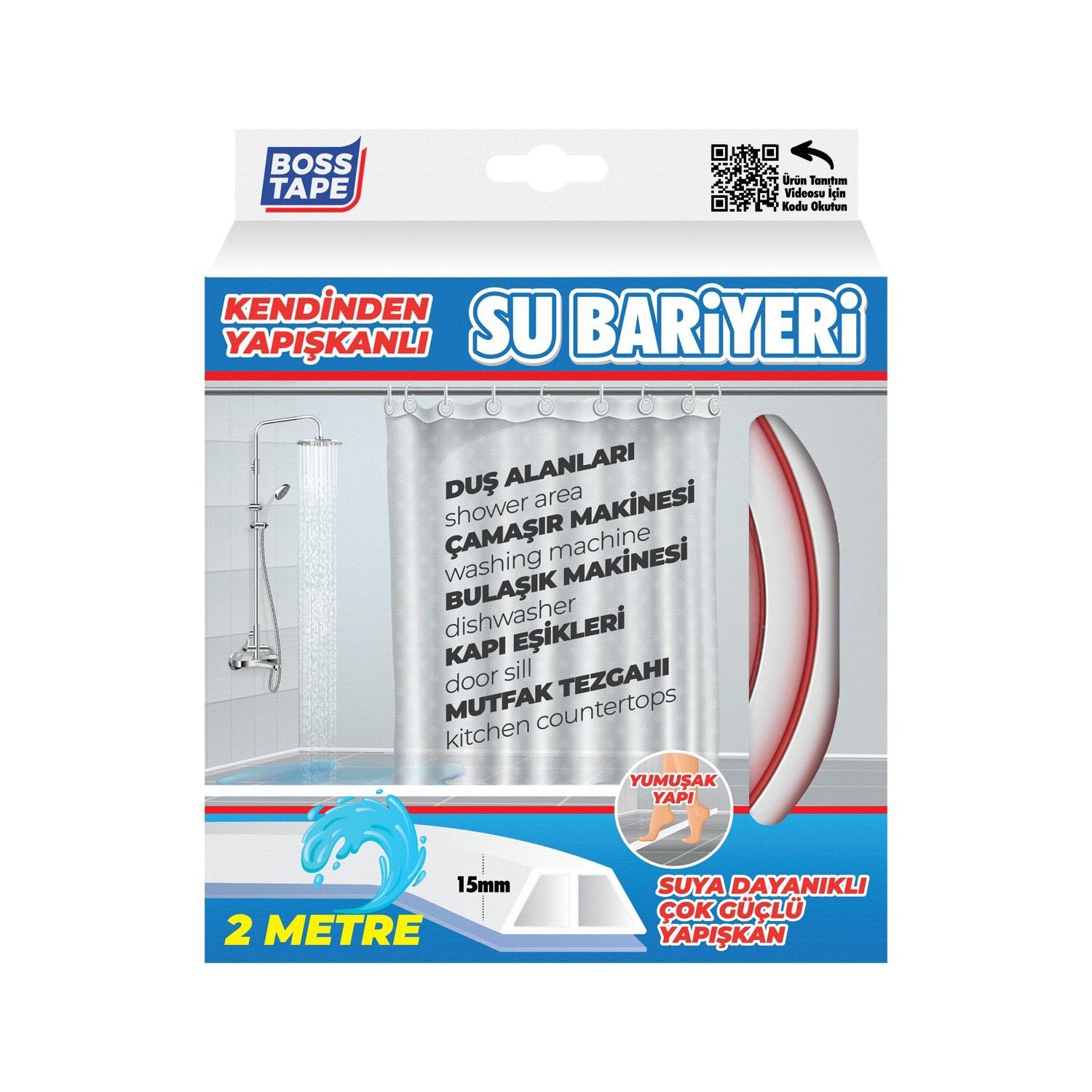 Boss Tape Yapışkanlı Su Bariyeri Beyaz 15mm X 2mt resmi