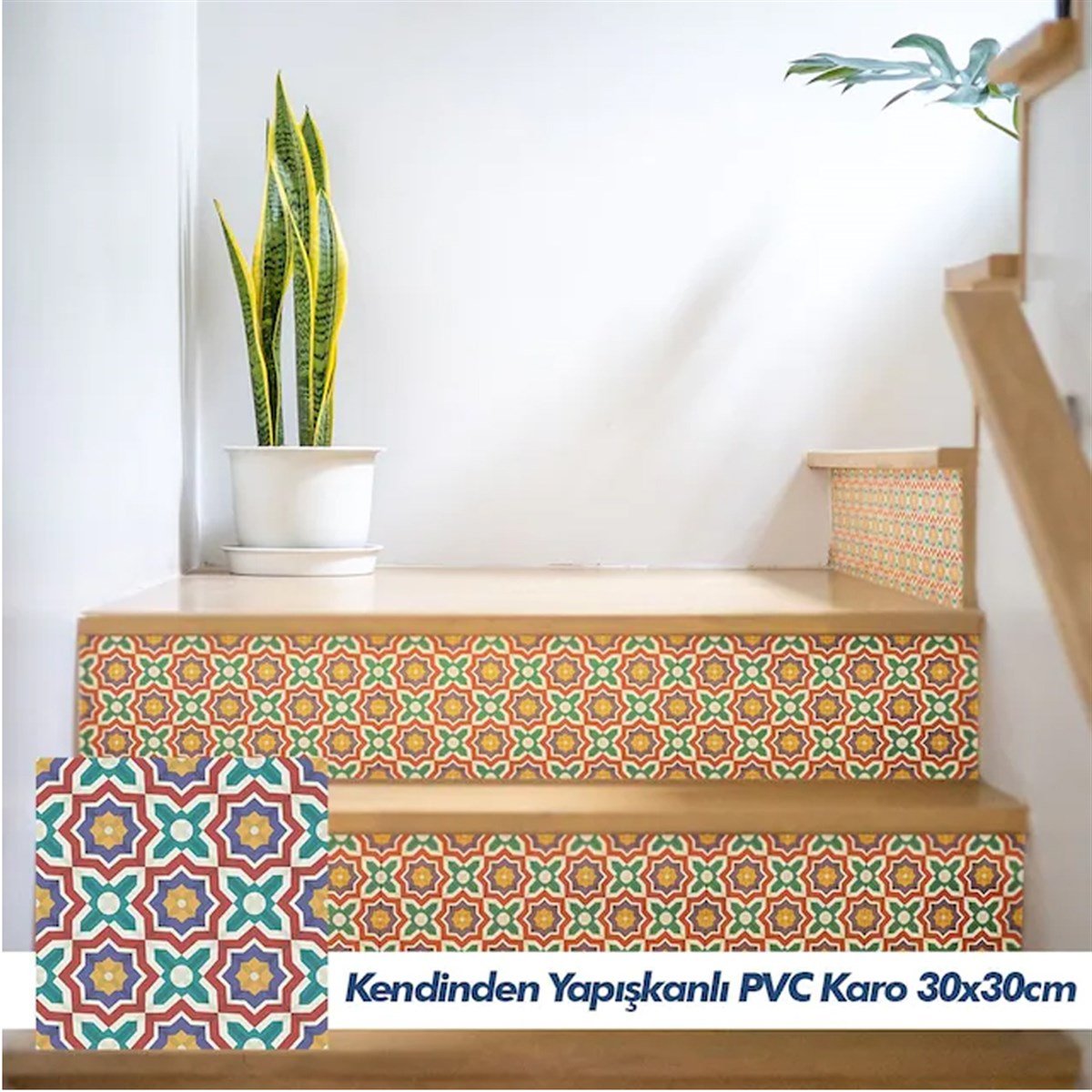 Boss Tape Yapışkanlı Pvc Karo Moroccan 30x30cm resmi