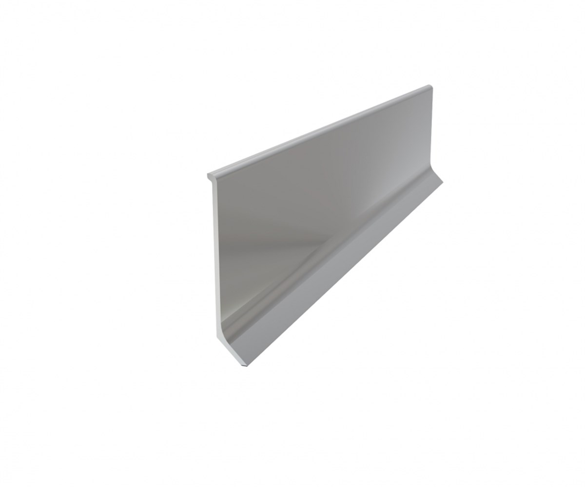 Tesay Alüminyum Düz Süpürgelik 60 Mm Krom Parlak 300 Cm Spalmdzpr resmi