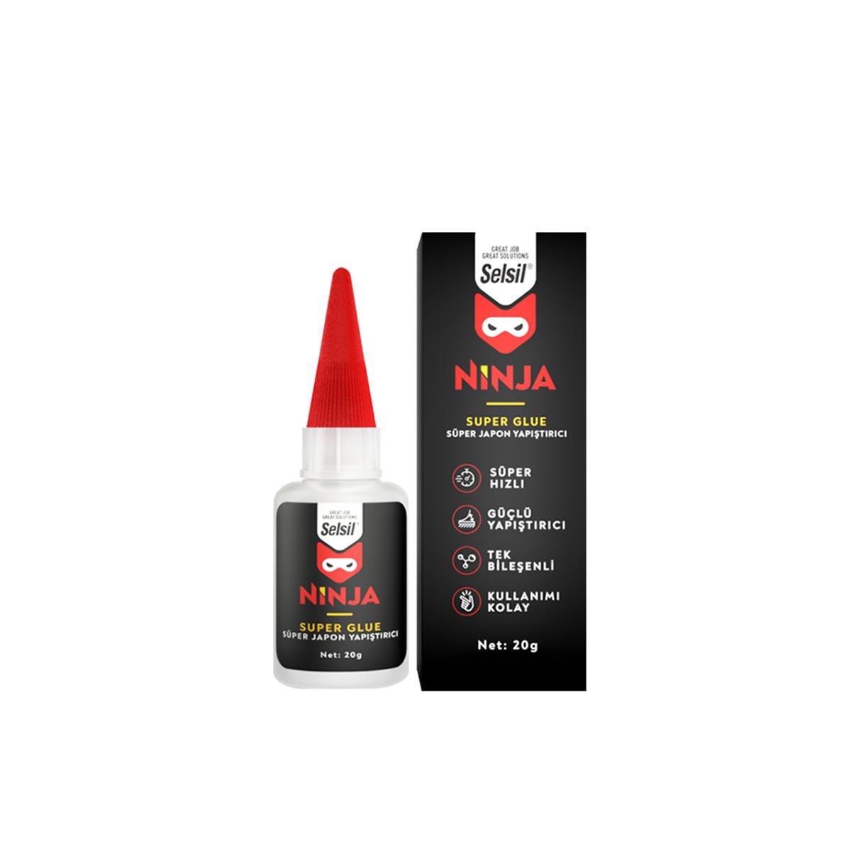 Selsil Ninja Süper Japon Yapıştırıcı 20 Gr resmi