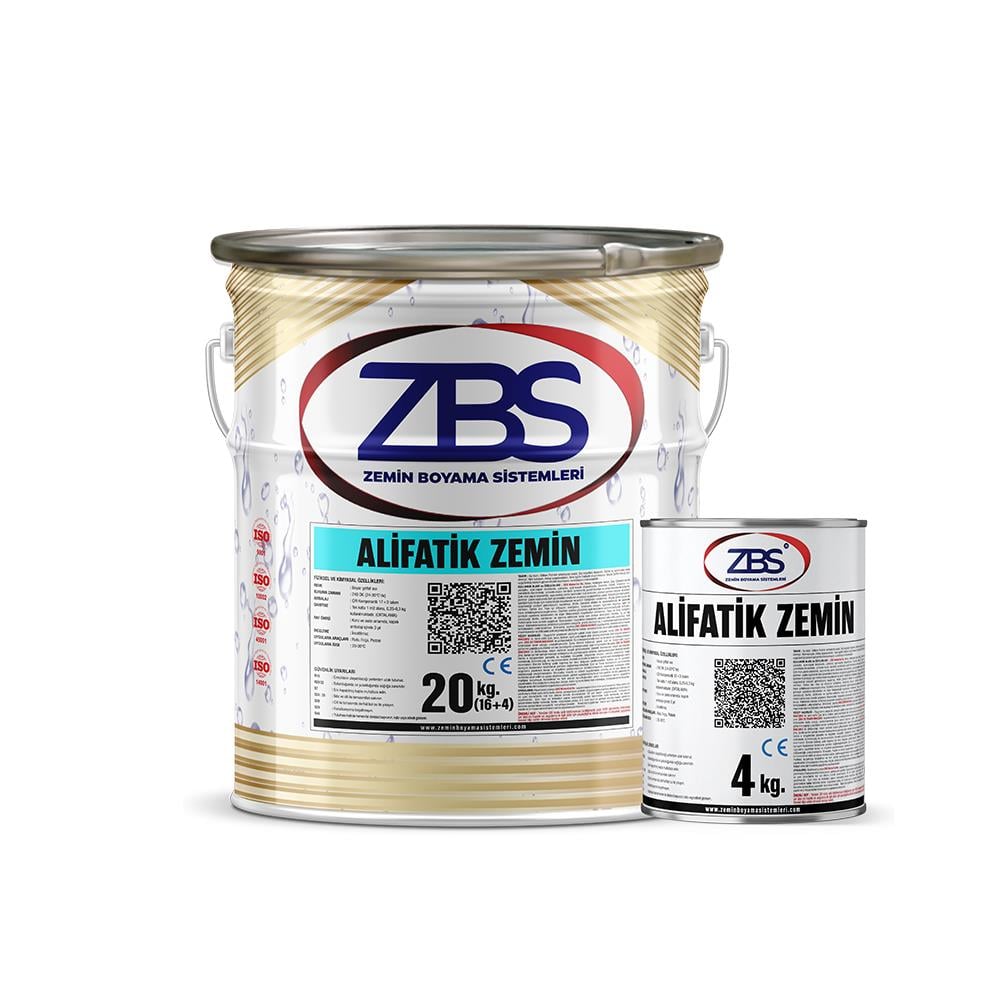 ZBS Alifatik Zemin Boyası 20 Kg (Yüksek UV Altı Zemin Boyası) resmi