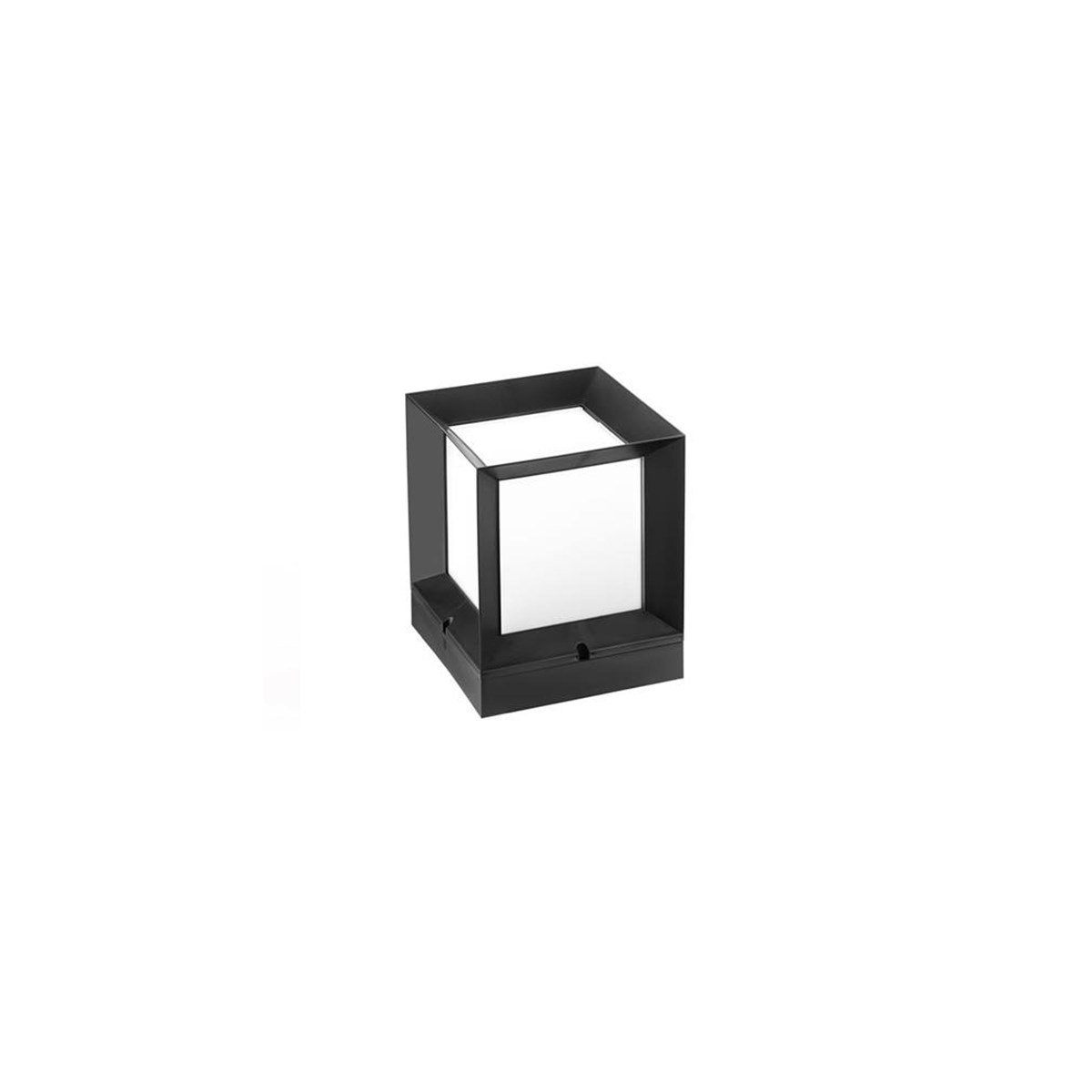 Horoz Prizma Set Üstü Bahçe Aydınlatması Siyah E27 Duylu resmi