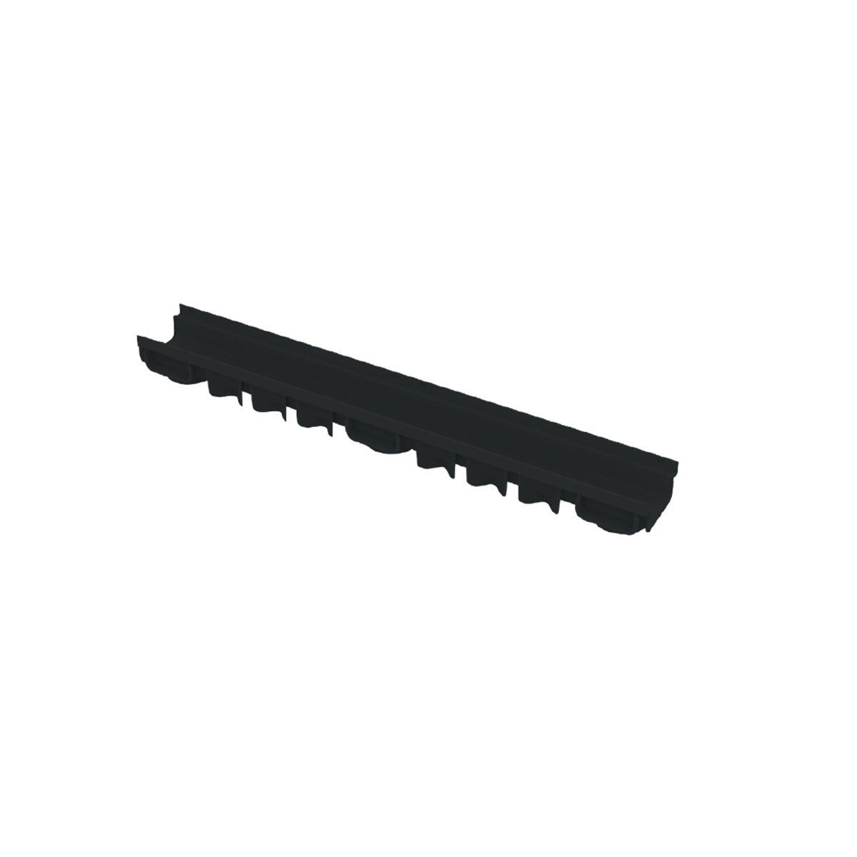 Maxiflow Plastik Kanal Oluğu 75x130x1000mm Siyah 30891 resmi