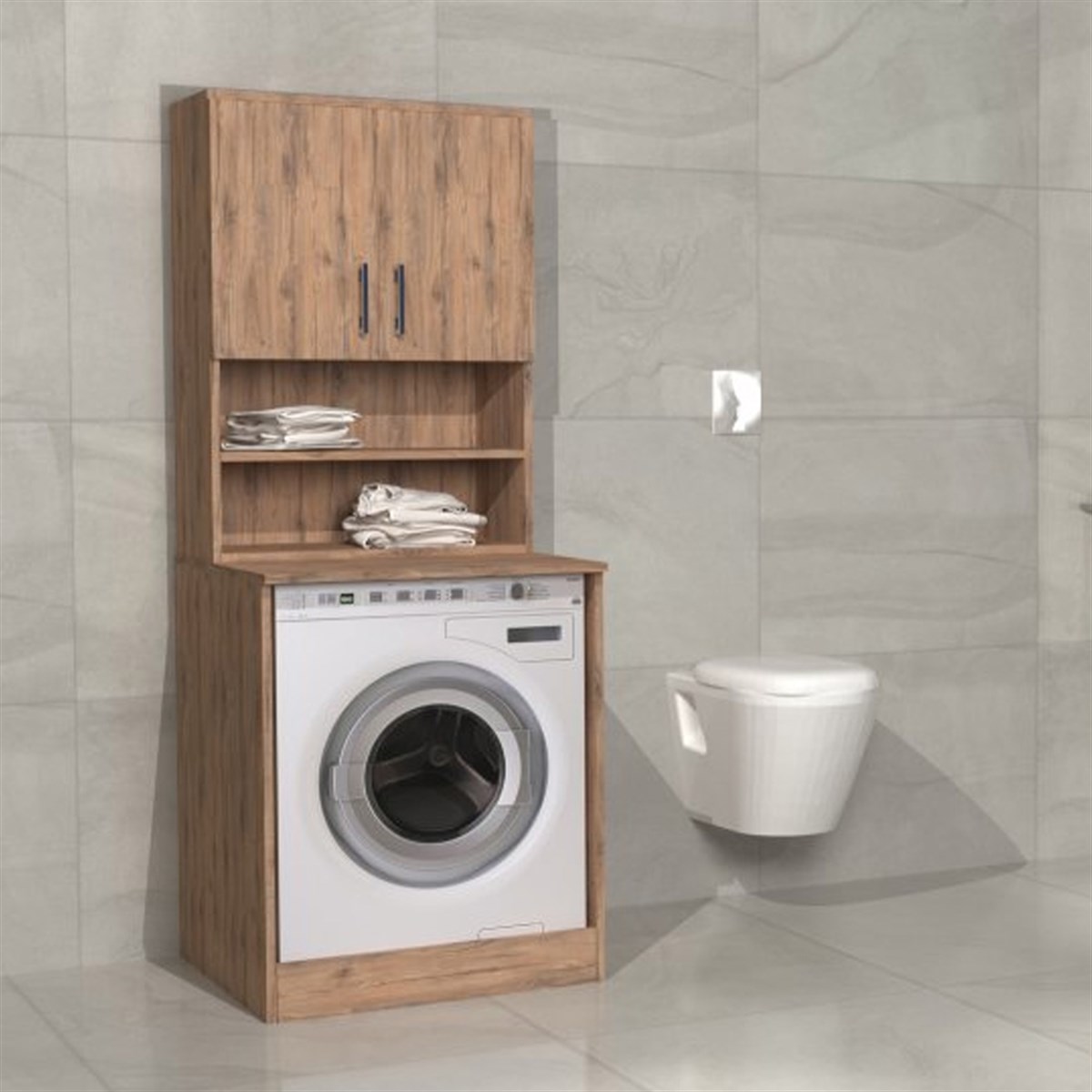 Aquanil Defne 70 Cm Çamaşır Makine Dolabı - Dorado resmi