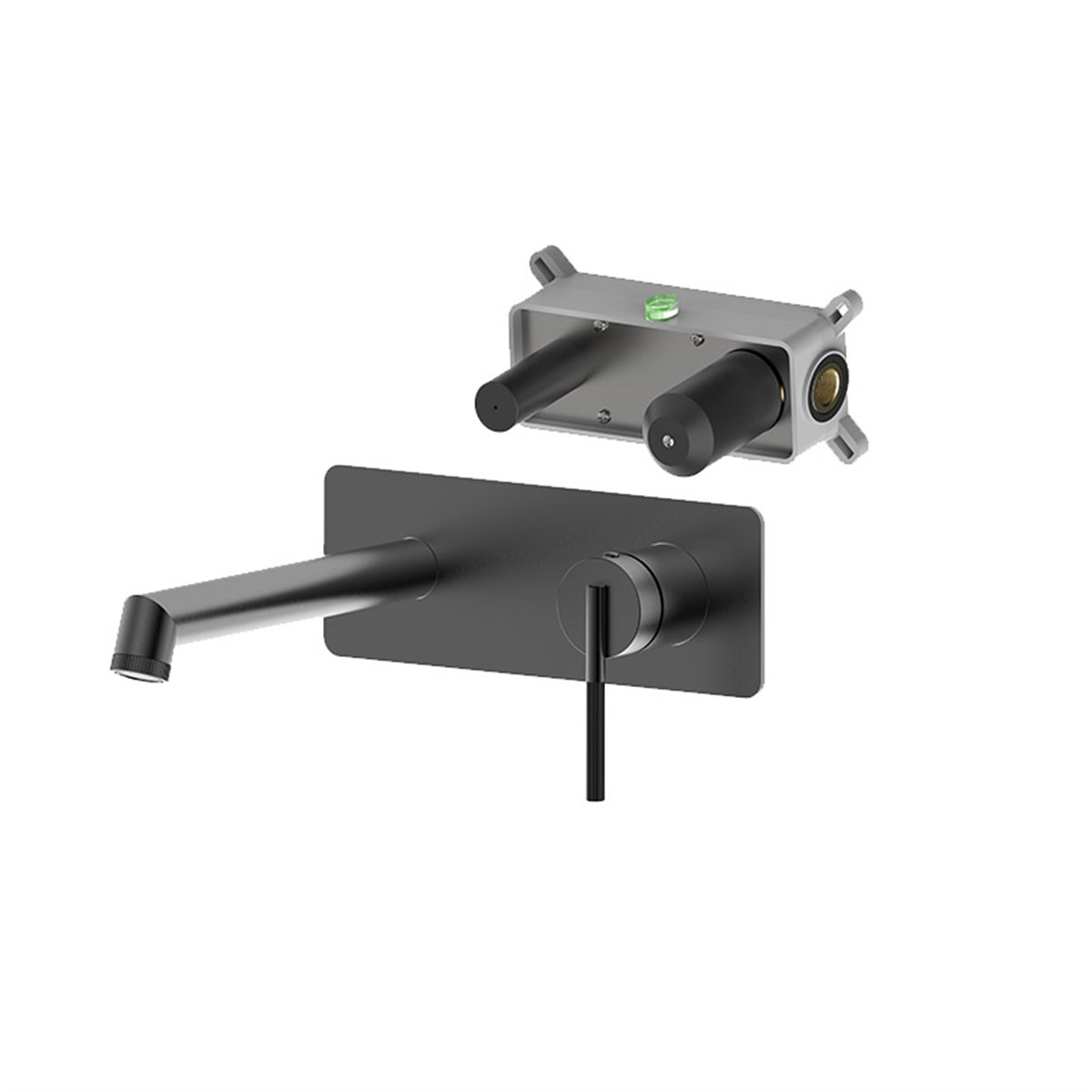 Newarc Opera Ankastre Lavabo Bataryası Metalik Gri 985571g resmi