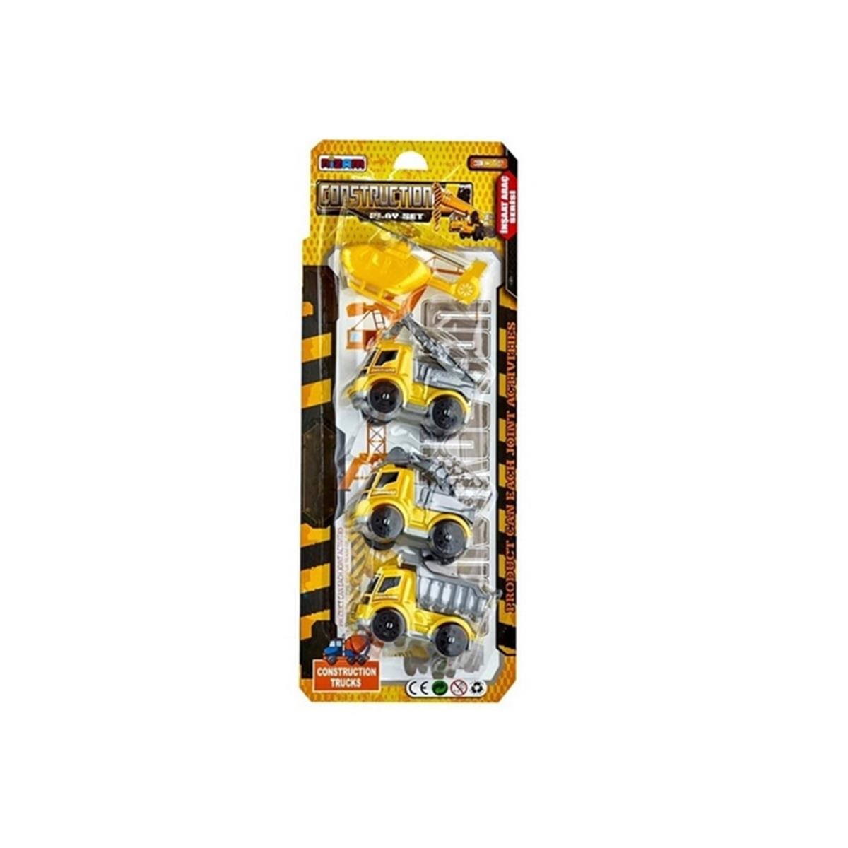 Nizam Oyuncak 4'lü İş Makinesi Seti resmi