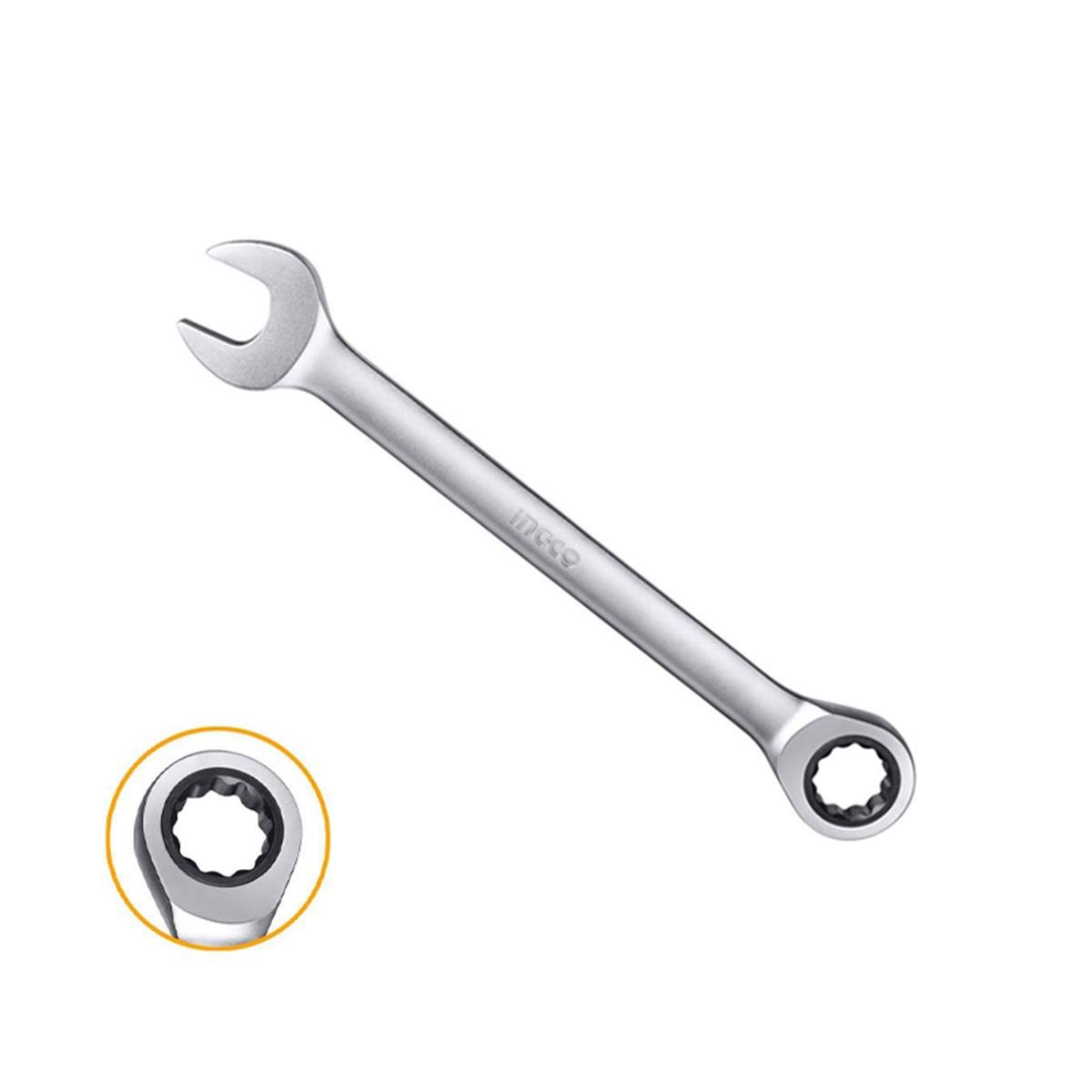 Ingco Endüstriyel Kombine Cırcır Anahtar 11mm Ing-hcspar111 resmi