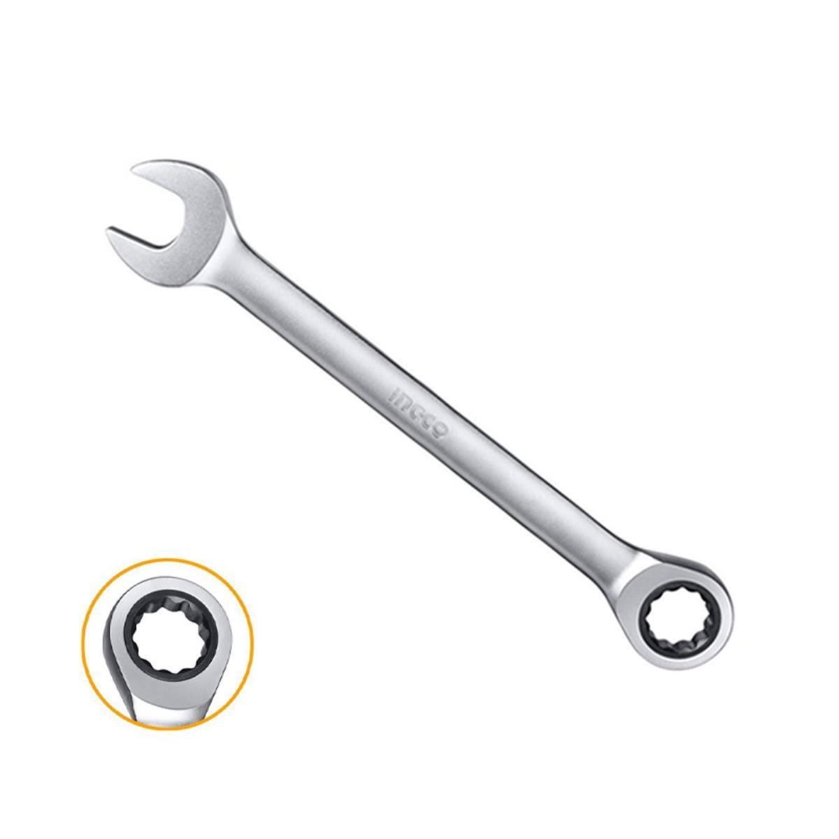 Ingco Endüstriyel Kombine Cırcır Anahtar 16mm Ing-hcspar161 resmi