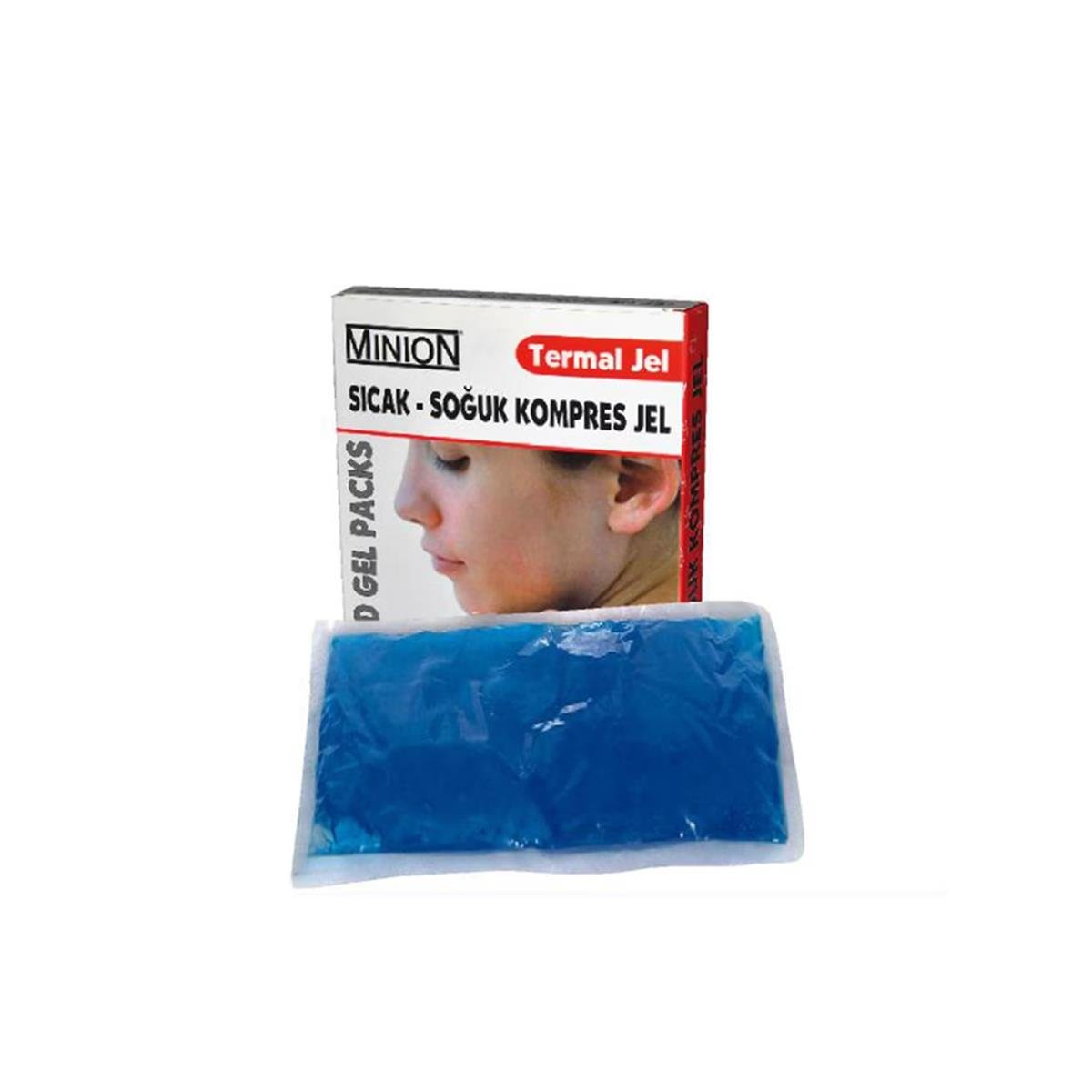 Minion Termal Jel 13x13cm Sıcak-soğuk Kompres Jel resmi