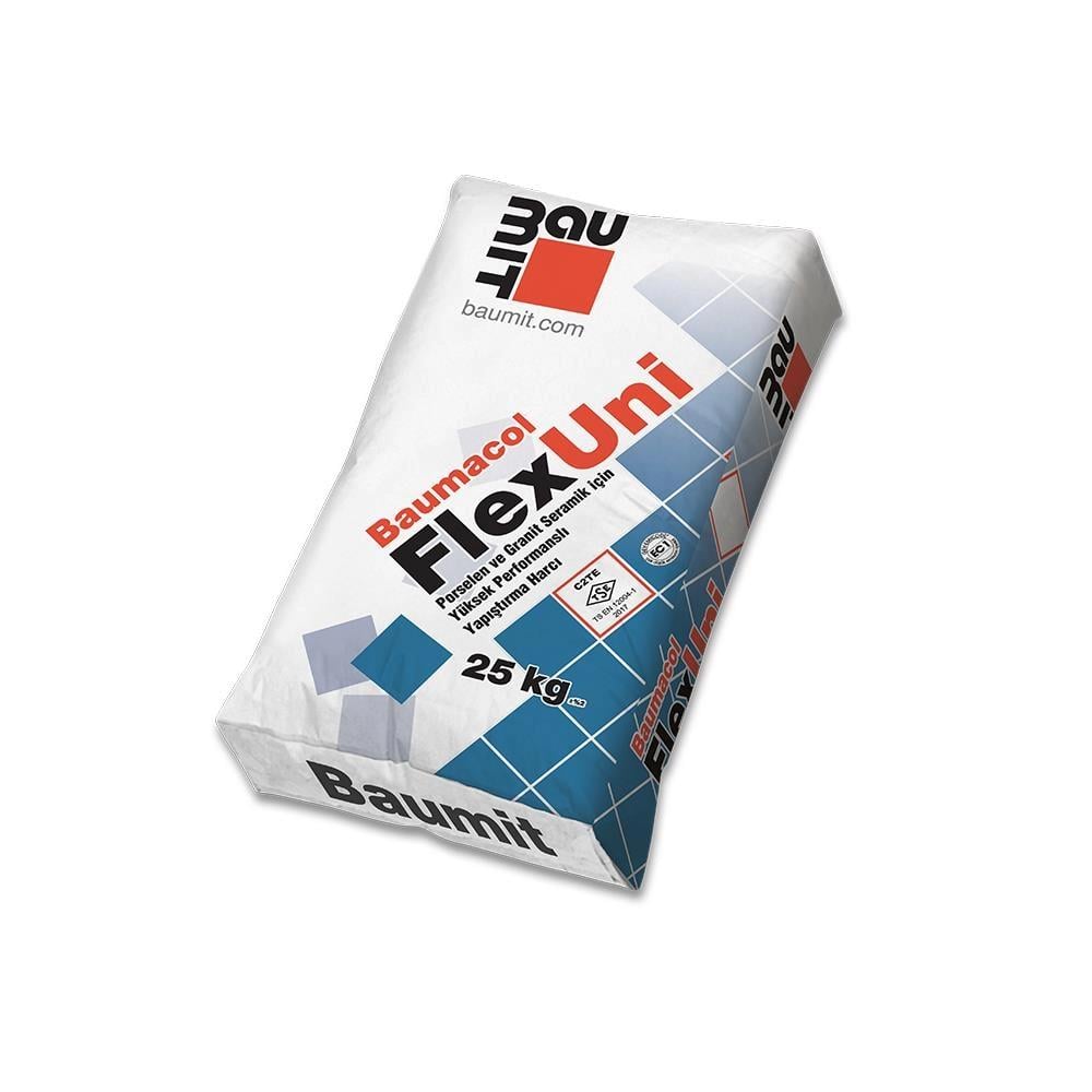 Baumit Flexuni Flexwhite Granit Yapıştırıcı Beyaz 25 Kg  resmi
