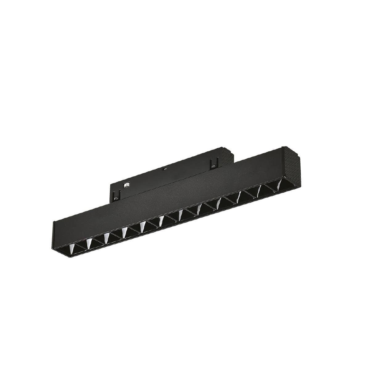 Forlife Siyah Kompakt Lensli Magnet Armatür 12W 3200k Gün Işığı FL-6612 resmi